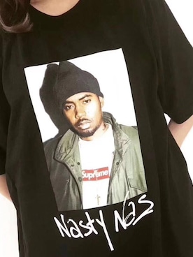 「STUSSY（ステューシー）のStussy ステューシー  Ｔシャツ  半袖 花プリント　人気  カジュアル ima-ss18（Tシャツ/カットソー、その他）」を使った、vocalさん（レディース・169cm）の夏コーディネート