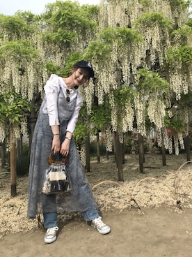 海下真夕さん（レディース・160cm）の春コーディネート