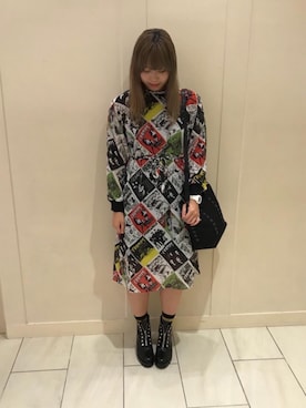 「スタッズ」｜「アイテム（レッグウェア）」を使った、🎀さん（レディース・170cm）の秋コーディネート