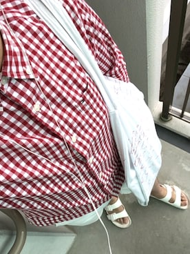 「赤×白」｜ryoさん（メンズ・170cm）の春コーディネート