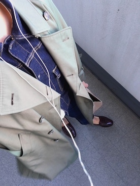 「PLST（プラステ）のアイテム（デニムジャケット）」を使った、ryoさん（メンズ・170cm）の秋コーディネート