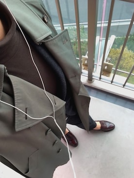 「417 EDIFICE（フォーワンセブンエディフィス）のアイテム（セットアップ）」を使った、ryoさん（メンズ・170cm）の冬コーディネート