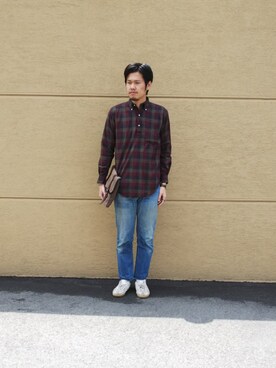 「BW SPORT（ビーダブルスポーツ）のアイテム」を使った、しぶひとさん（メンズ・185cm）の夏コーディネート