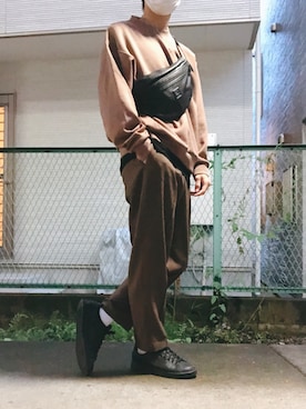 「H&M（エイチ・アンド・エム）のアイテム」を使った、Koki.Yさん（メンズ・167cm）の秋コーディネート