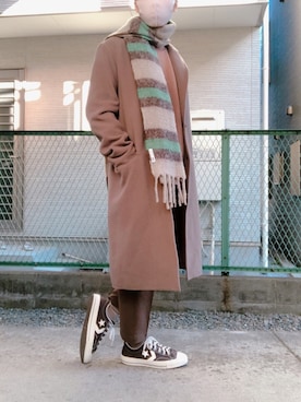 「UNIQLO（ユニクロ）の50色ソックス（消臭機能付き）（ソックス/靴下）」を使った、Koki.Yさん（メンズ・167cm）の冬コーディネート