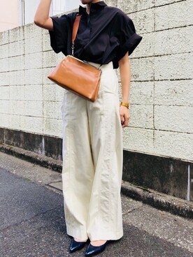 「Abahouse Devinette（ドゥヴィネット）のアイテム」を使った、ABAHOUSE ONLINE LADIES_STAFFさん（レディース・158cm）の春コーディネート