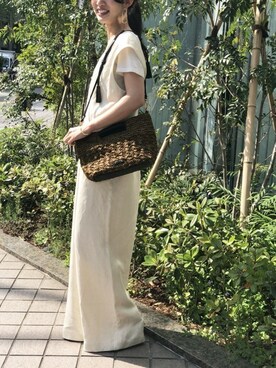 「Abahouse Devinette（ドゥヴィネット）のアイテム（ワンピース/ドレス）」を使った、ABAHOUSE ONLINE LADIES_STAFFさん（レディース・158cm）の春コーディネート