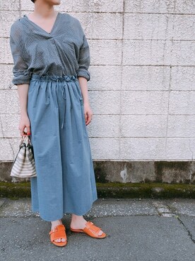 「Abahouse Devinette（ドゥヴィネット）のアイテム」を使った、ABAHOUSE ONLINE LADIES_STAFFさん（レディース・160cm）の春コーディネート