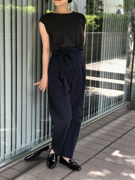 「Abahouse Devinette（ドゥヴィネット）のアイテム」を使った、ABAHOUSE ONLINE LADIES_STAFFさん（レディース・158cm）の春コーディネート