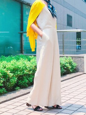 「Abahouse Devinette（ドゥヴィネット）のアイテム（ワンピース/ドレス）」を使った、ABAHOUSE ONLINE LADIES_STAFFさん（レディース・162cm）の春コーディネート