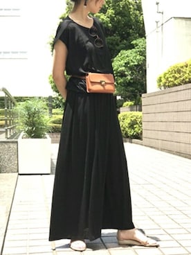 「Abahouse Devinette（ドゥヴィネット）のアイテム」を使った、ABAHOUSE ONLINE LADIES_STAFFさん（レディース・161cm）の夏コーディネート