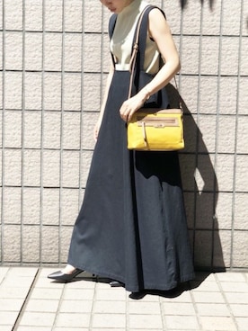 「FONCE（フォンセ）のアイテム」を使った、ABAHOUSE ONLINE LADIES_STAFFさん（レディース・155cm）の夏コーディネート