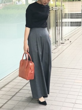 「interstaple（インターステイプル）のアイテム」を使った、ABAHOUSE ONLINE LADIES_STAFFさん（レディース・157cm）の夏コーディネート