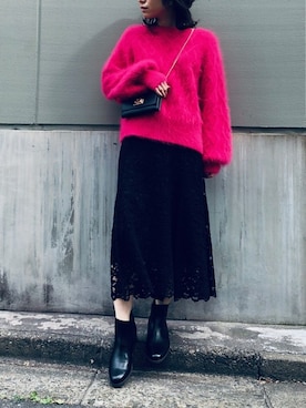 「FONCE（フォンセ）のアイテム」を使った、ABAHOUSE ONLINE LADIES_STAFFさん（レディース・153cm）の秋コーディネート