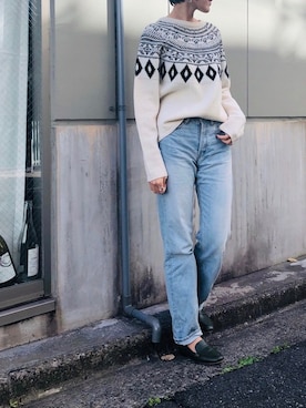 「オトナカジュアル」｜ABAHOUSE ONLINE LADIES_STAFFさん（レディース・158cm）の冬コーディネート