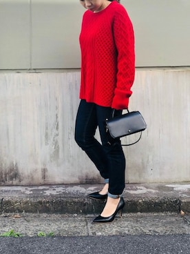 「collex（コレックス）のアイテム」を使った、ABAHOUSE ONLINE LADIES_STAFFさん（レディース・149cm）の冬コーディネート