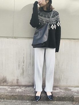 「collex（コレックス）のアイテム」を使った、ABAHOUSE ONLINE LADIES_STAFFさん（レディース・155cm）の冬コーディネート