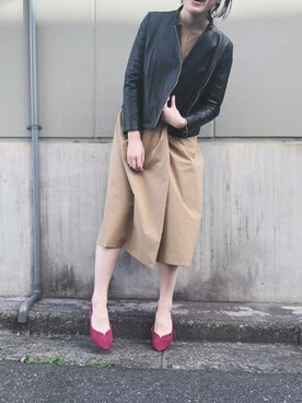 「qualite（カリテ）のアイテム（ワンピース/ドレス）」を使った、ABAHOUSE ONLINE LADIES_STAFFさん（レディース・163cm）の冬コーディネート