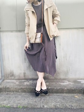 「interstaple（インターステイプル）のアイテム」を使った、ABAHOUSE ONLINE LADIES_STAFFさん（レディース・155cm）の冬コーディネート