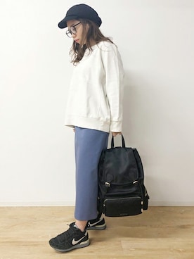 「甘辛mix」｜ABAHOUSE ONLINE LADIES_STAFFさん（レディース・145cm）の冬コーディネート