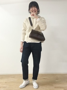 「collex（コレックス）のアイテム」を使った、ABAHOUSE ONLINE LADIES_STAFFさん（レディース・163cm）の冬コーディネート