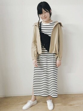 「Rouge vif（ルージュヴィフ）のアイテム」を使った、ABAHOUSE ONLINE LADIES_STAFFさん（レディース・163cm）の冬コーディネート