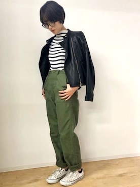 ABAHOUSE ONLINE LADIES_STAFFさん(レディース・160cm)の冬コーディネート