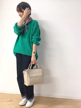 「Rouge vif（ルージュヴィフ）のアイテム」を使った、ABAHOUSE ONLINE LADIES_STAFFさん（レディース・160cm）の冬コーディネート