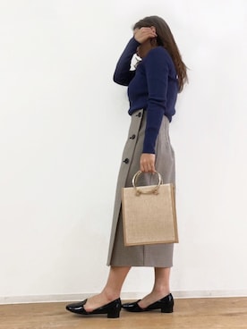 「FONCE（フォンセ）のアイテム」を使った、ABAHOUSE ONLINE LADIES_STAFFさん（レディース・160cm）の冬コーディネート