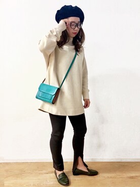 「interstaple（インターステイプル）のアイテム」を使った、ABAHOUSE ONLINE LADIES_STAFFさん（レディース・149cm）の冬コーディネート