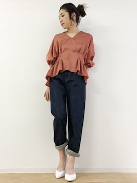 「collex（コレックス）のアイテム」を使った、ABAHOUSE ONLINE LADIES_STAFFさん（レディース・153cm）の冬コーディネート