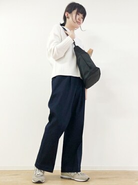 「collex（コレックス）のアイテム」を使った、ABAHOUSE ONLINE LADIES_STAFFさん（レディース・163cm）の春コーディネート