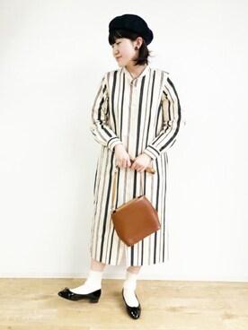 「collex（コレックス）のアイテム」を使った、ABAHOUSE ONLINE LADIES_STAFFさん（レディース・163cm）の春コーディネート