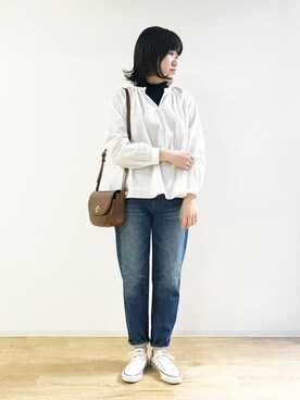 「collex（コレックス）のアイテム」を使った、ABAHOUSE ONLINE LADIES_STAFFさん（レディース・163cm）の春コーディネート