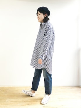 「Rouge vif（ルージュヴィフ）のアイテム」を使った、ABAHOUSE ONLINE LADIES_STAFFさん（レディース・163cm）の春コーディネート