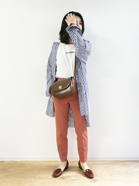 「collex（コレックス）のアイテム」を使った、ABAHOUSE ONLINE LADIES_STAFFさん（レディース・160cm）の春コーディネート