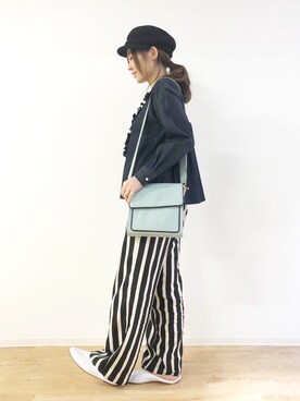 「interstaple（インターステイプル）のアイテム」を使った、ABAHOUSE ONLINE LADIES_STAFFさん（レディース・160cm）の春コーディネート