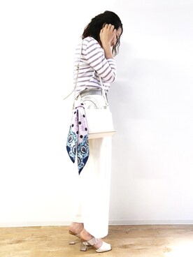 「Rouge vif（ルージュヴィフ）のアイテム（財布/小物）」を使った、ABAHOUSE ONLINE LADIES_STAFFさん（レディース・160cm）の春コーディネート