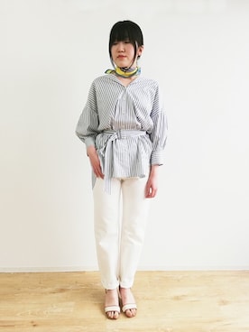 ABAHOUSE ONLINE LADIES_STAFFさん（レディース・163cm）の春コーディネート