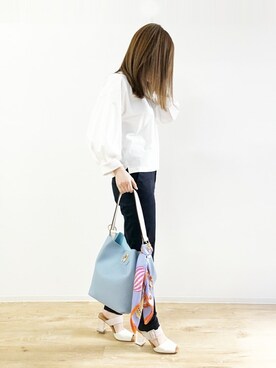 「Rouge vif（ルージュヴィフ）のアイテム（財布/小物）」を使った、ABAHOUSE ONLINE LADIES_STAFFさん（レディース・160cm）の春コーディネート