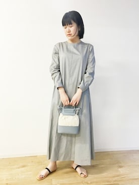 「qualite（カリテ）のアイテム（ワンピース/ドレス）」を使った、ABAHOUSE ONLINE LADIES_STAFFさん（レディース・160cm）の春コーディネート