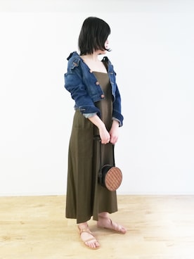 「Rouge vif（ルージュヴィフ）のアイテム」を使った、ABAHOUSE ONLINE LADIES_STAFFさん（レディース・160cm）の春コーディネート