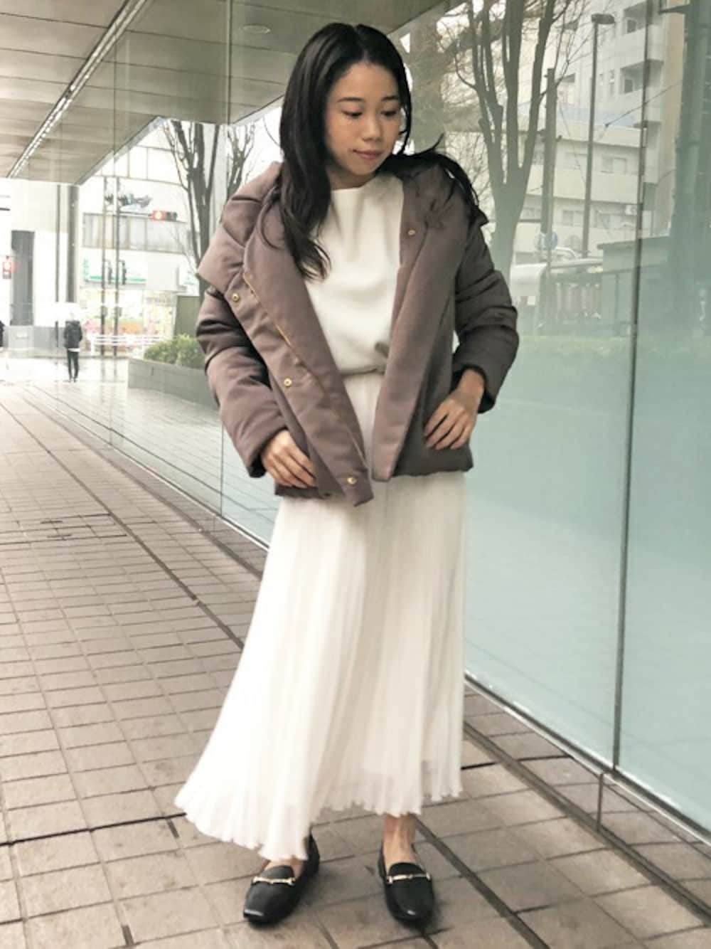 FONCE（フォンセ）の「ショートショールカラーダウンコート（ダウン 