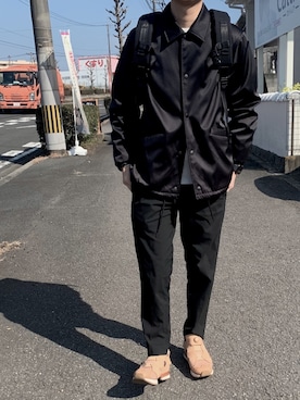 「A.P.C.（アーペーセー）のアイテム（その他アウター）」を使った、3rdさん（メンズ・170cm）の冬コーディネート