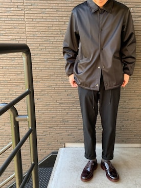 「A.P.C.（アーペーセー）のアイテム（その他アウター）」を使った、3rdさん（メンズ・170cm）の春コーディネート