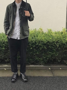 「シンプルおしゃれが好き」｜「アイテム（ブルゾン）」を使った、3rdさん（メンズ・170cm）の秋コーディネート