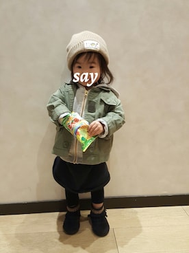 mei⭐sayさん(キッズ・80cm)の冬コーディネート