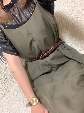 「へザー」｜「アイテム（腕時計）」を使った、aikaさん（レディース・157cm）の夏コーディネート