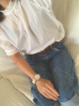 「nattito（ナティート）のアイテム」を使った、aikaさん（レディース・157cm）の夏コーディネート