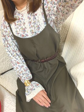 「nattito（ナティート）のアイテム」を使った、aikaさん（レディース・157cm）の秋コーディネート